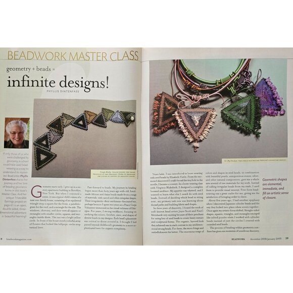 Beadwork Magazine December 2008 January 2009 - Picture 10 of 16